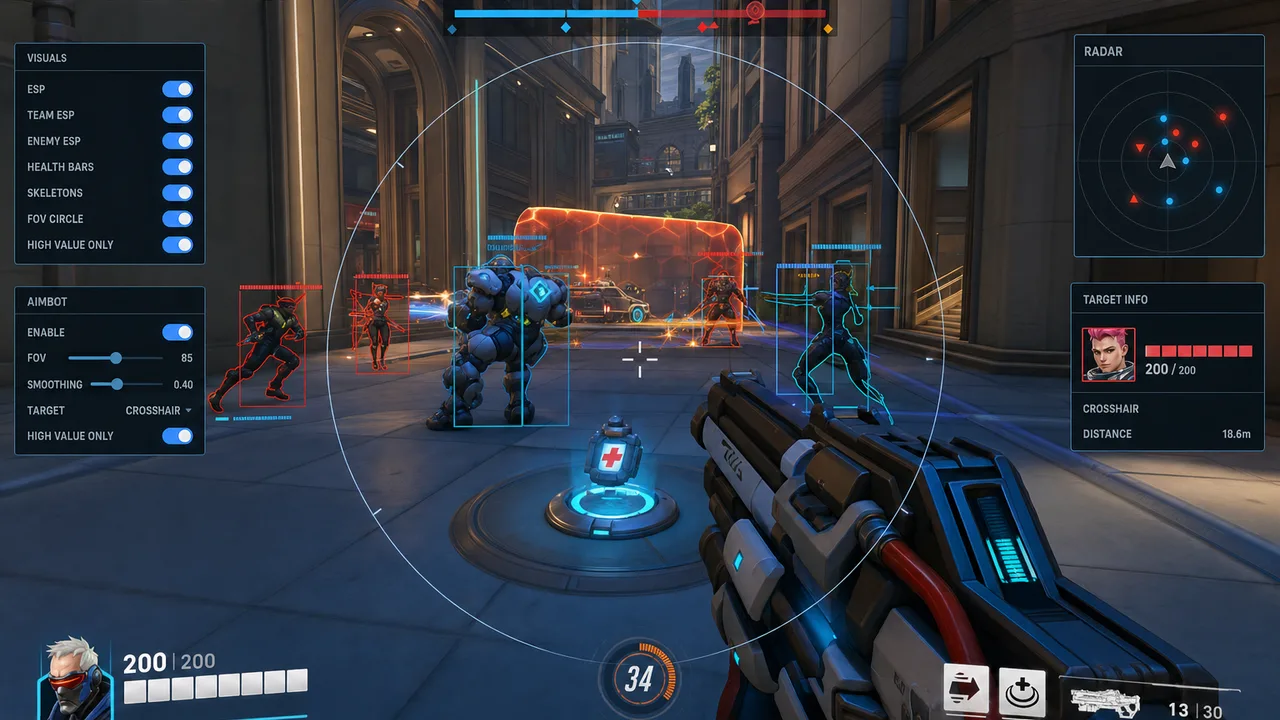 Overwatch 2 payload push with coordinated ult timing
