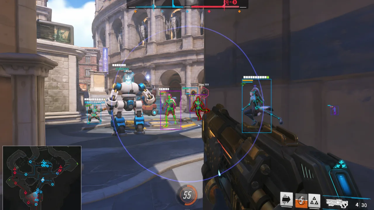Minimal vs maximal ESP comparison for stream-safe layouts